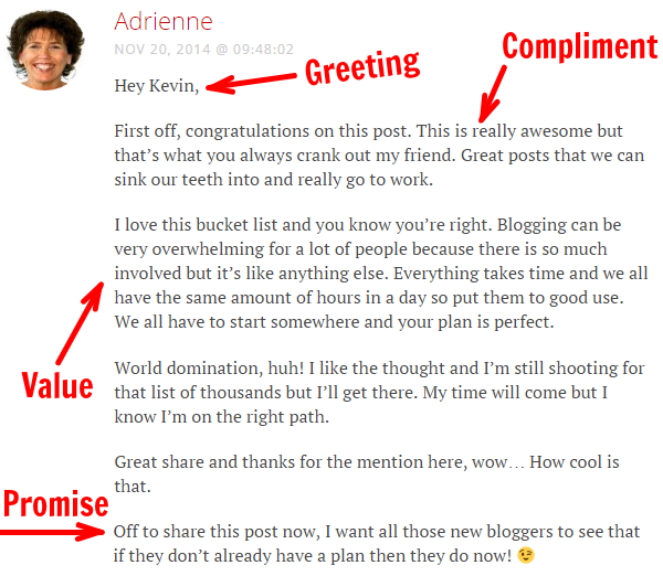 kick ass blog comment